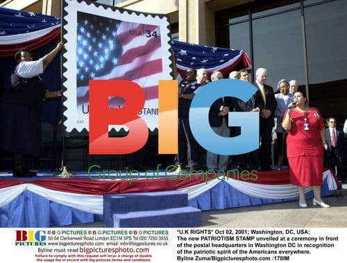 New PATRIOTISM STAMP unveiled in Washington, DC