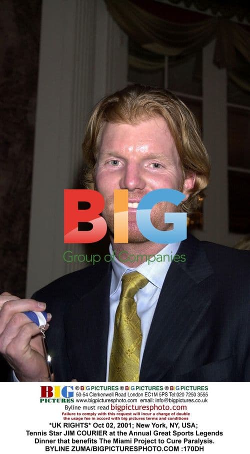 Jim Courier at Annual Great Sports Legends Dinner