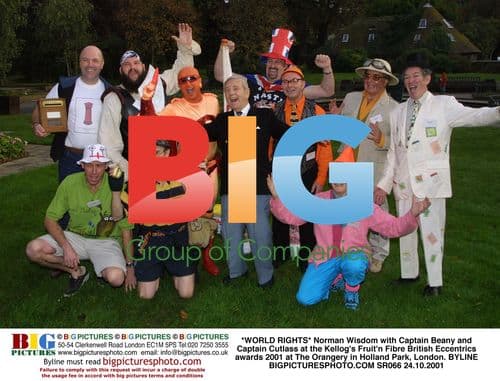 Norman Wisdom, Captain Beany & Captain Cutlass at Kellog's Awards