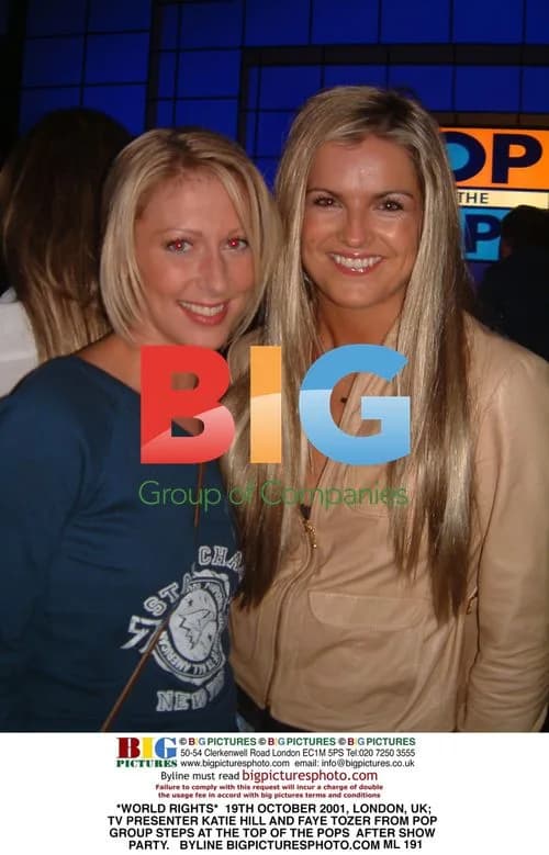 Katie Hill and Faye Tozer at Top of the Pops After Party