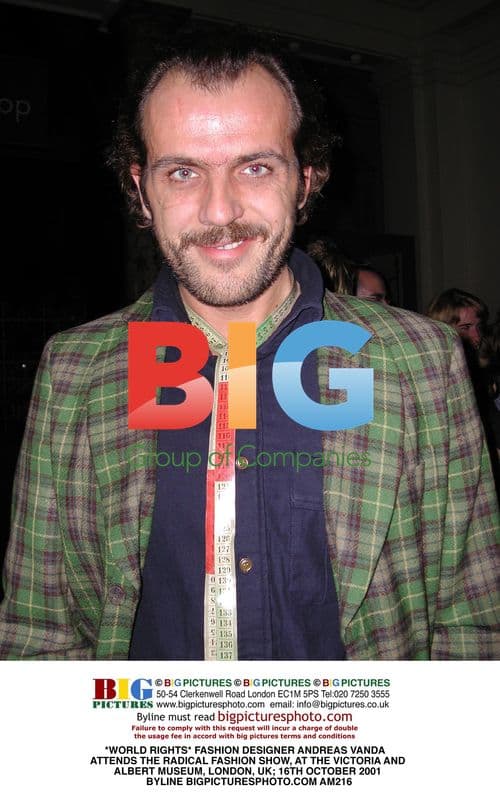 Andreas Vanda at Radical Fashion Show in London