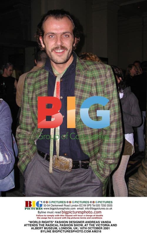 Andreas Vanda at Radical Fashion Show in London