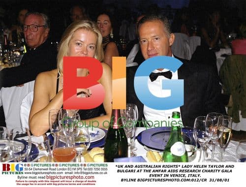 Lady Helen Taylor at AmfAR Gala in Venice