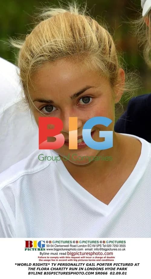 Gail Porter at Flora Charity Run in London