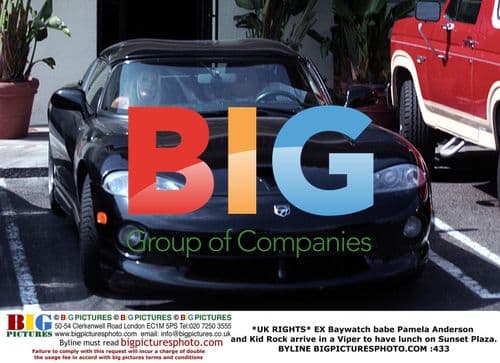 Pamela Anderson and Kid Rock Arrive for Lunch