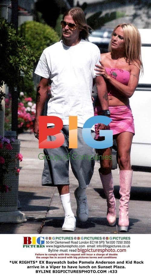 Pamela Anderson and Kid Rock Arrive in Viper