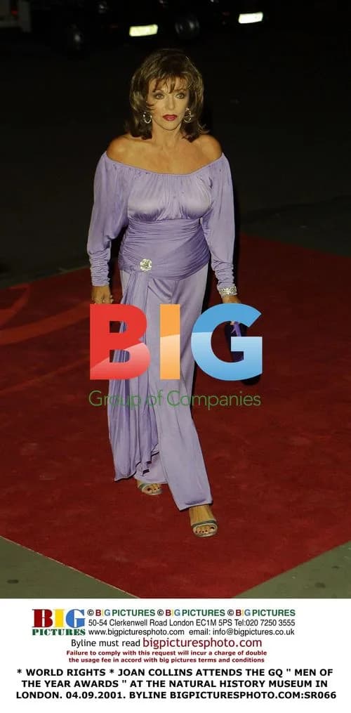 Joan Collins at GQ Awards