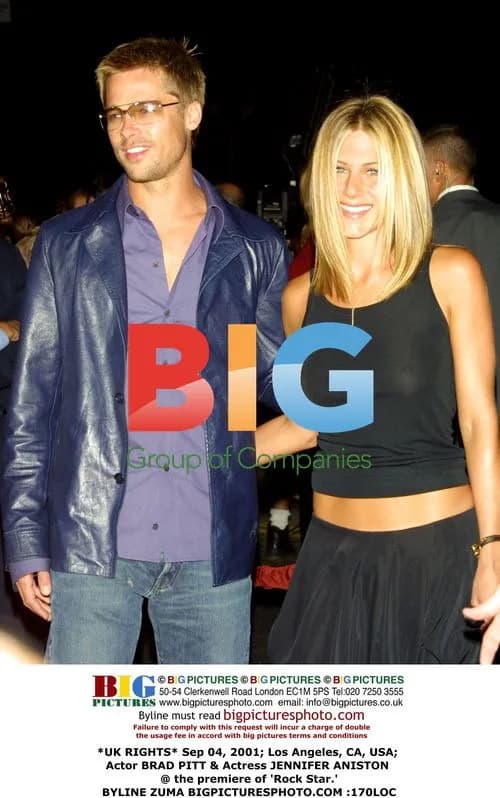Brad Pitt & Jennifer Aniston at 'Rock Star' Premiere