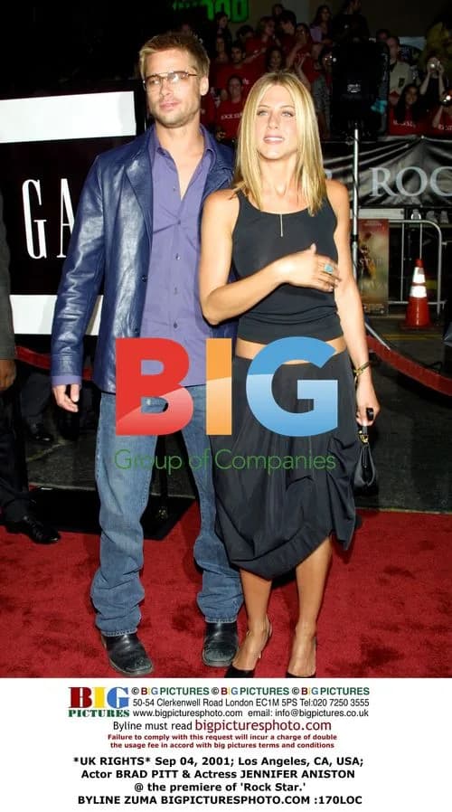 Brad Pitt & Jennifer Aniston at 'Rock Star' Premiere