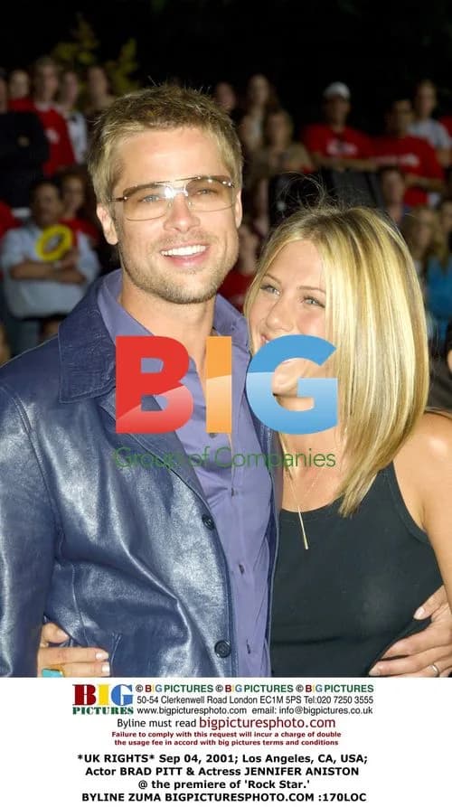 Brad Pitt & Jennifer Aniston at 'Rock Star' premiere
