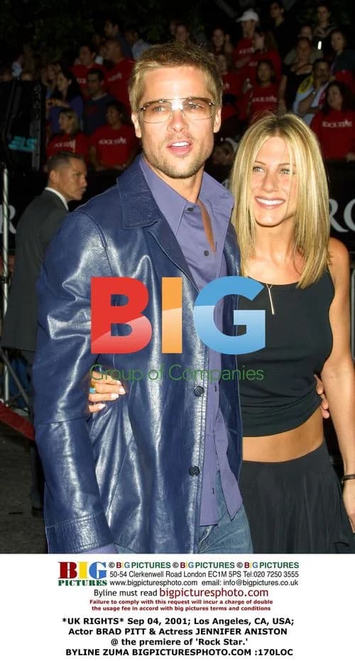 Brad Pitt & Jennifer Aniston at 'Rock Star' Premiere