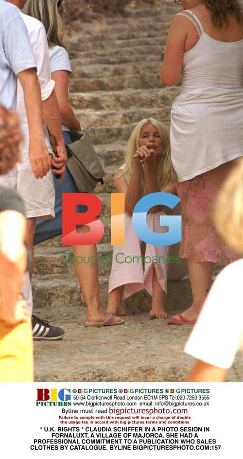 Claudia Schiffer in Mallorca Photo Shoot