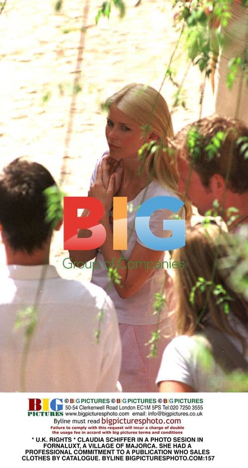 Claudia Schiffer Photo Shoot in Majorca