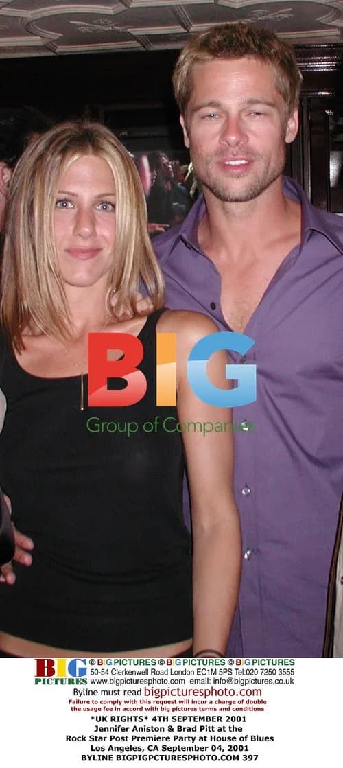 Jennifer Aniston & Brad Pitt at Rock Star Premiere Party