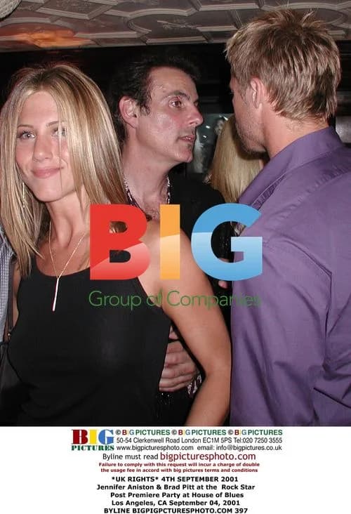 Aniston & Pitt at Rock Star Premiere Party
