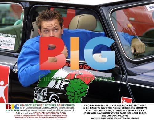 Paul Clarke from Big Brother 2 inspects NCH Mini