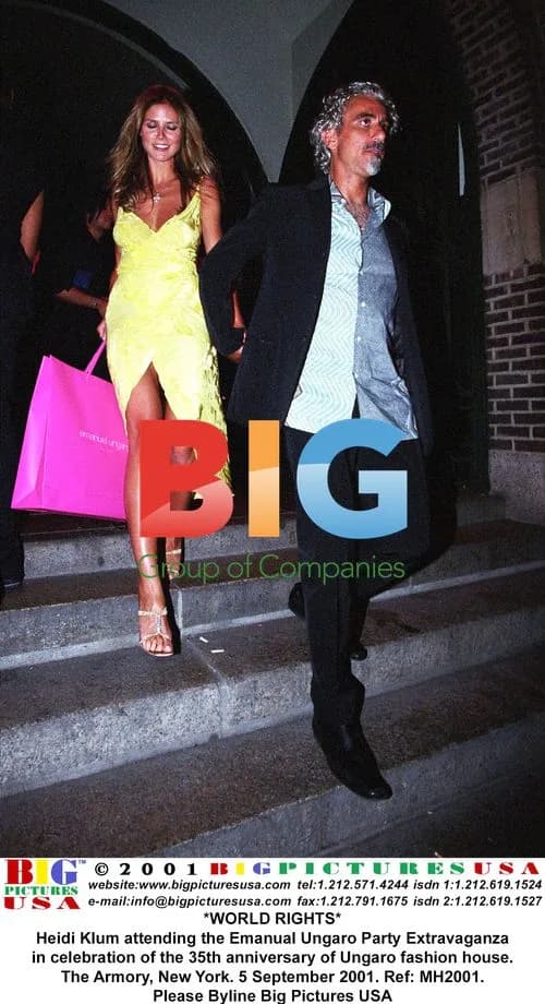 Heidi Klum at Emanual Ungaro Party