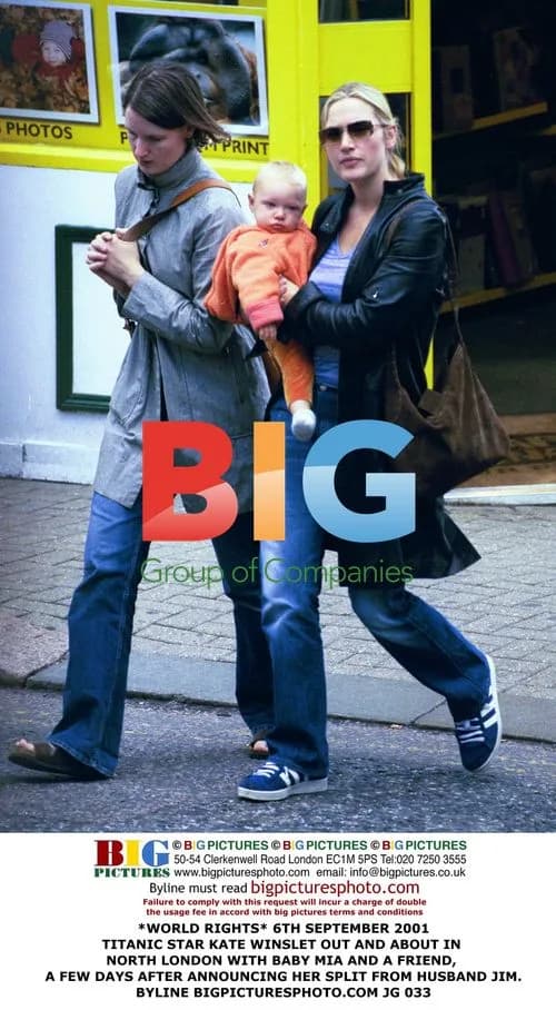 Kate Winslet out with baby Mia after split