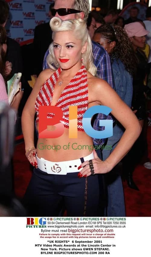 Gwen Stefani at 2001 MTV Video Music Awards