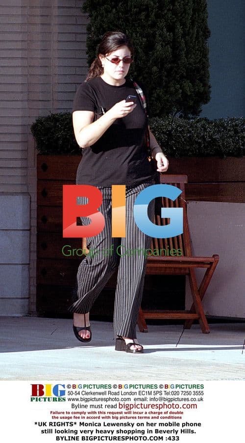 Monica Lewensky shopping in Beverly Hills