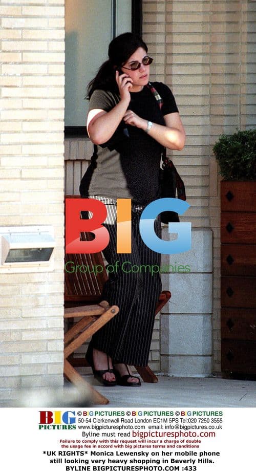 Monica Lewensky shopping in Beverly Hills