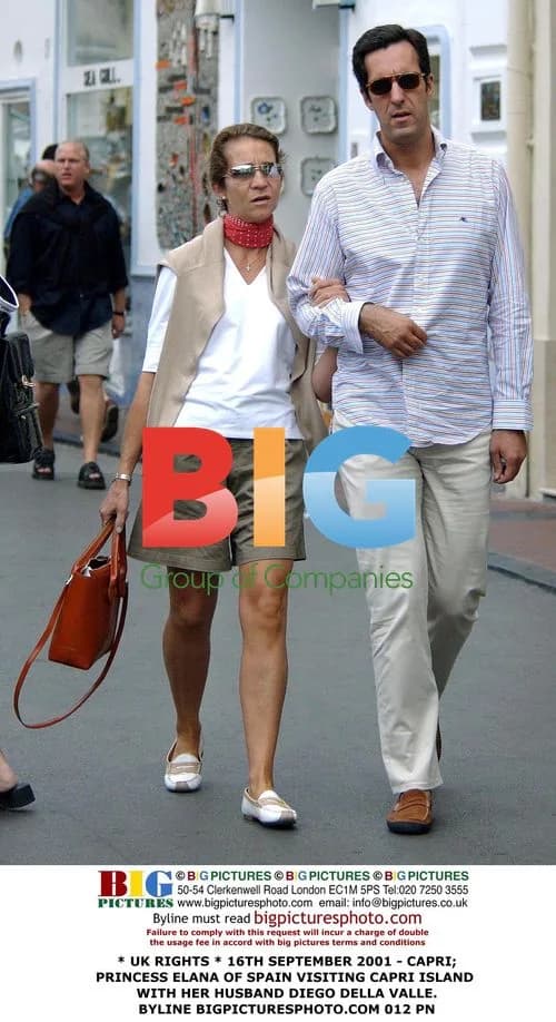 Princess Elana of Spain Visits Capri