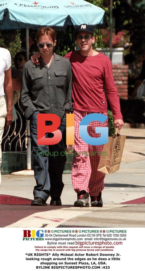 Robert Downey Jr. Shopping at Sunset Plaza, LA