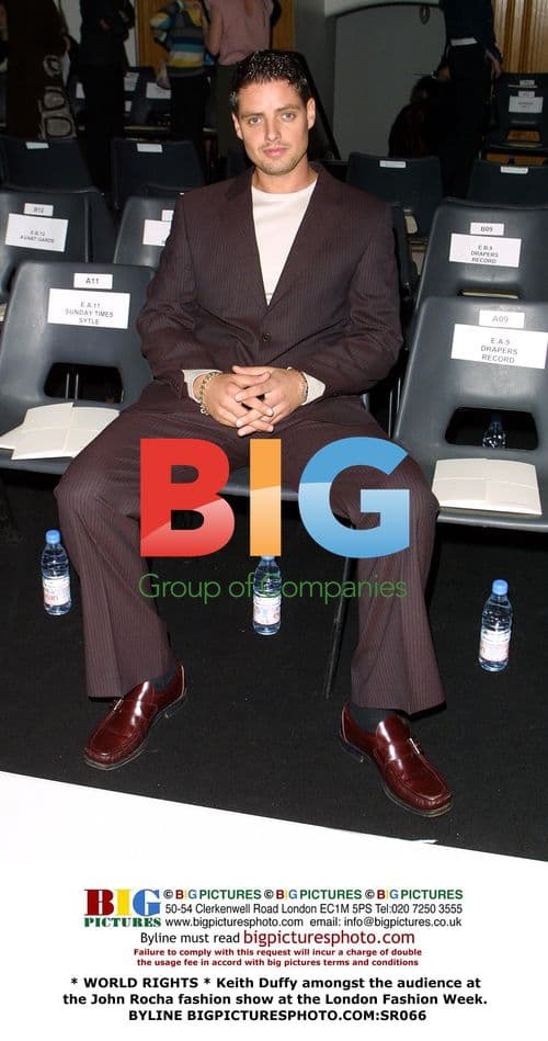 Keith Duffy at John Rocha Fashion Show