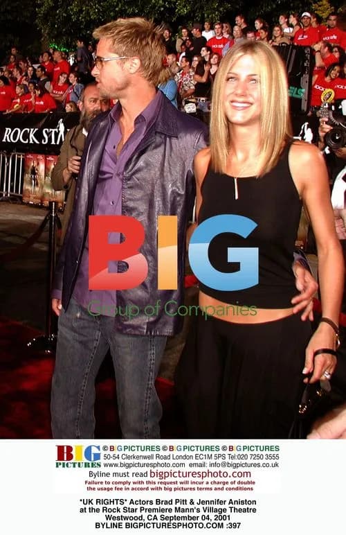 Brad Pitt & Jennifer Aniston at Rock Star Premiere