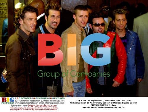 NSync at Michael Jackson's 30th Anniversary Concert