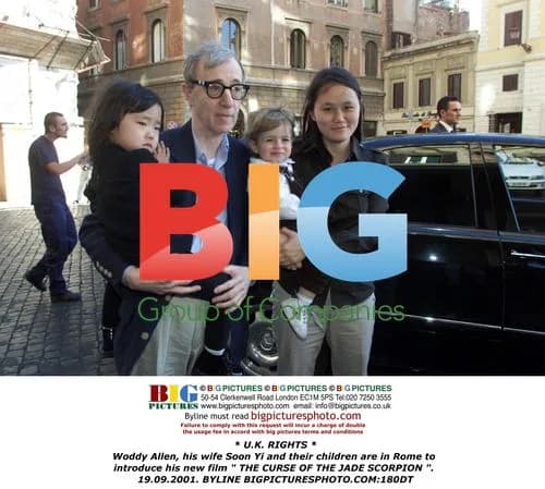 Woody Allen and Family in Rome