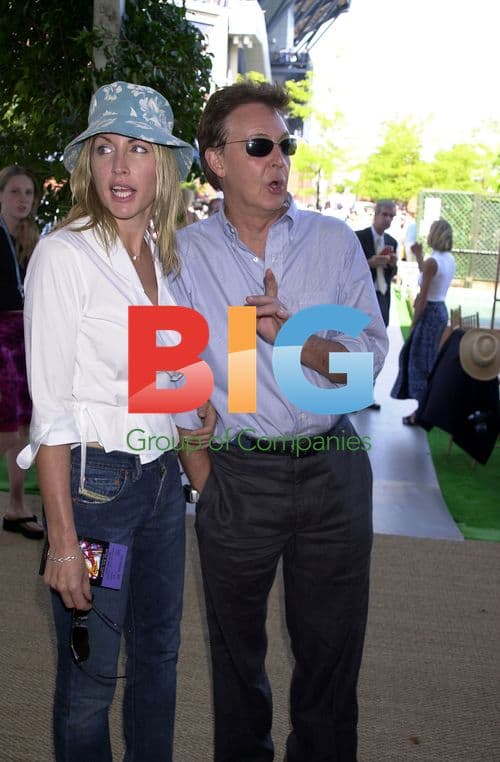 Paul McCartney & Heather Mills at US Open Finals Party