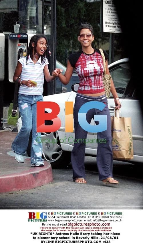 Halle Berry takes niece to school in Beverly Hills