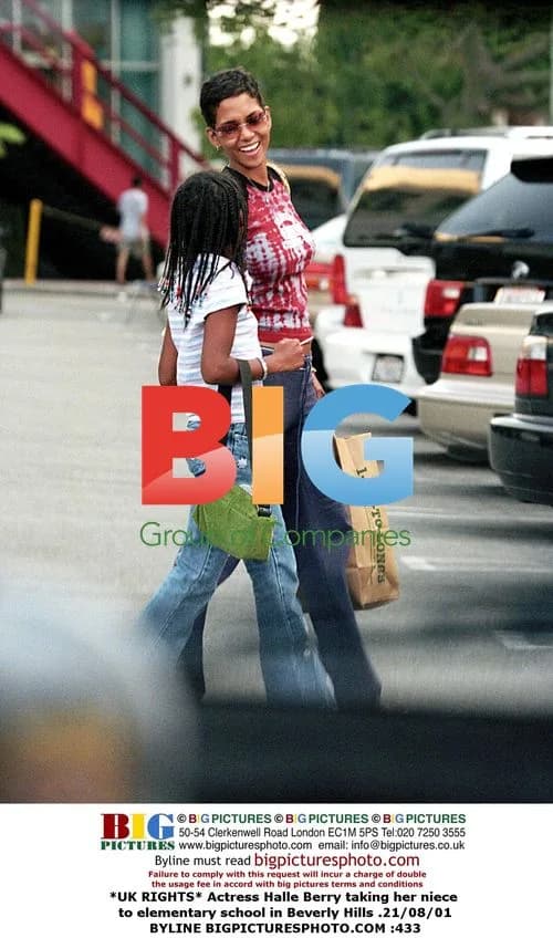 Halle Berry takes niece to school in Beverly Hills