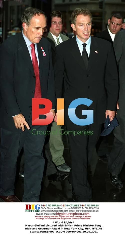 Mayor Giuliani Meets with Blair and Pataki