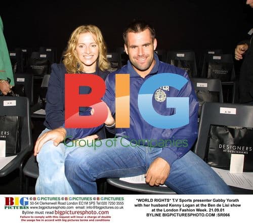 T.V Sports presenter Gabby Yorath and husband Kenny Logan