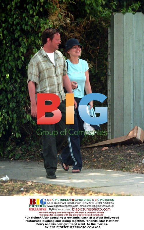 Matthew Perry and new girlfriend lunch and movie