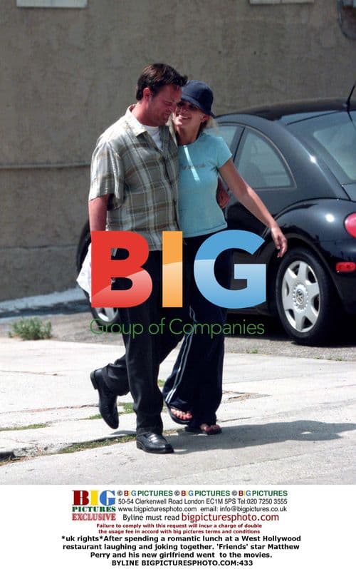 Matthew Perry and girlfriend go to movies