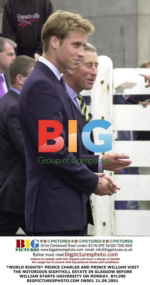 Prince Charles and Prince William visit Sighthill Estate
