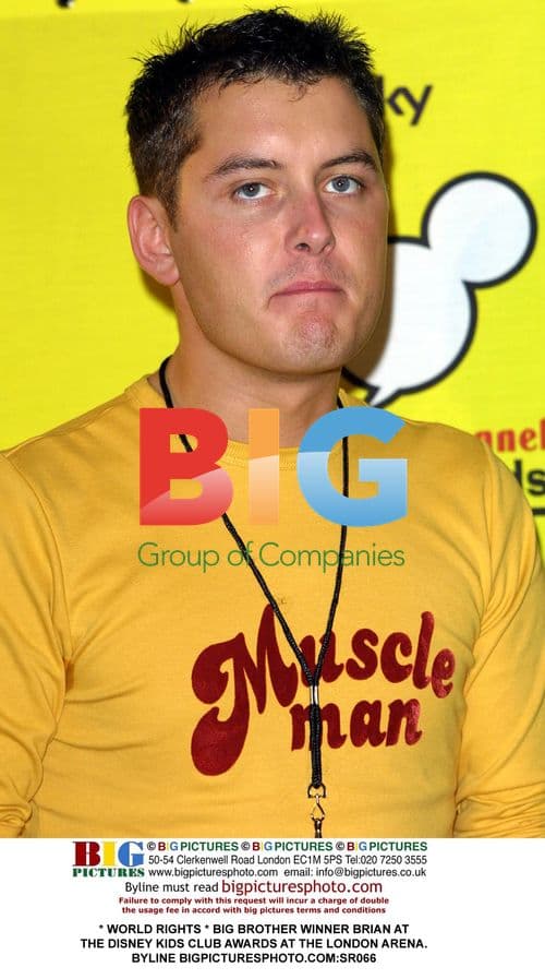 Brian at Disney Kids Club Awards