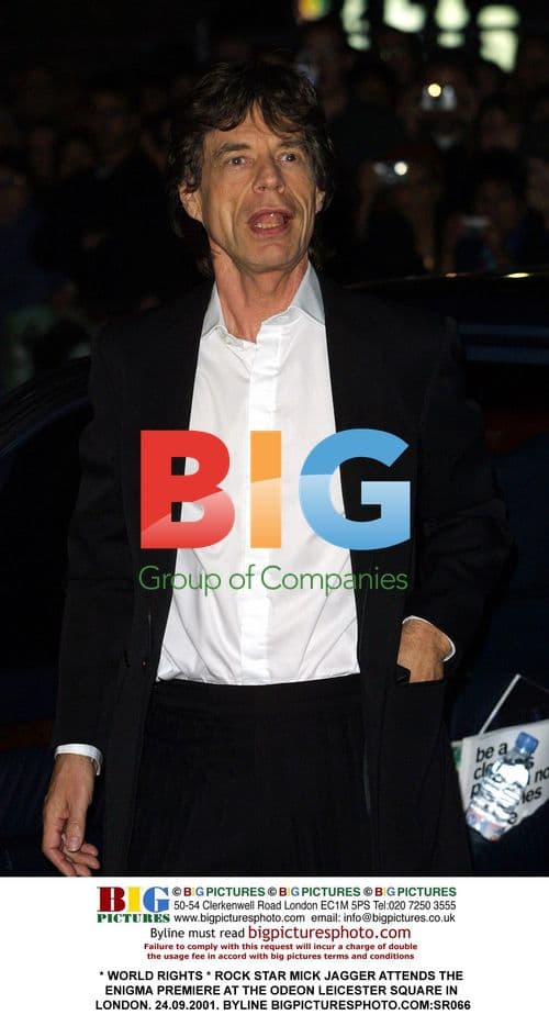 Mick Jagger attends Enigma premiere in London