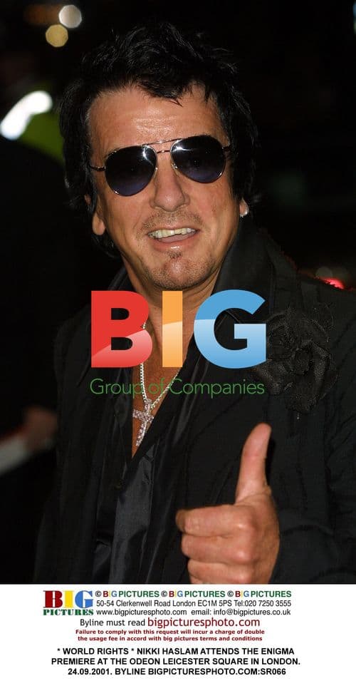 Nikki Haslam Attends Enigma Premiere in London