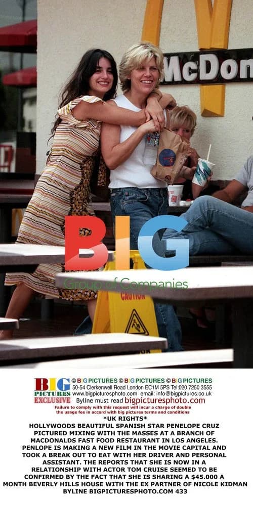 Penelope Cruz at McDonald's in LA