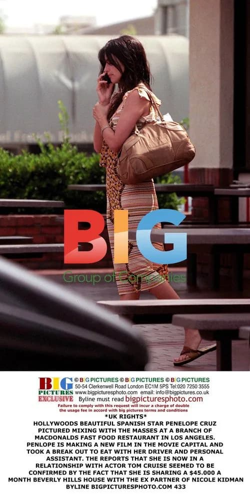 Penelope Cruz Spotted at McDonald's in LA