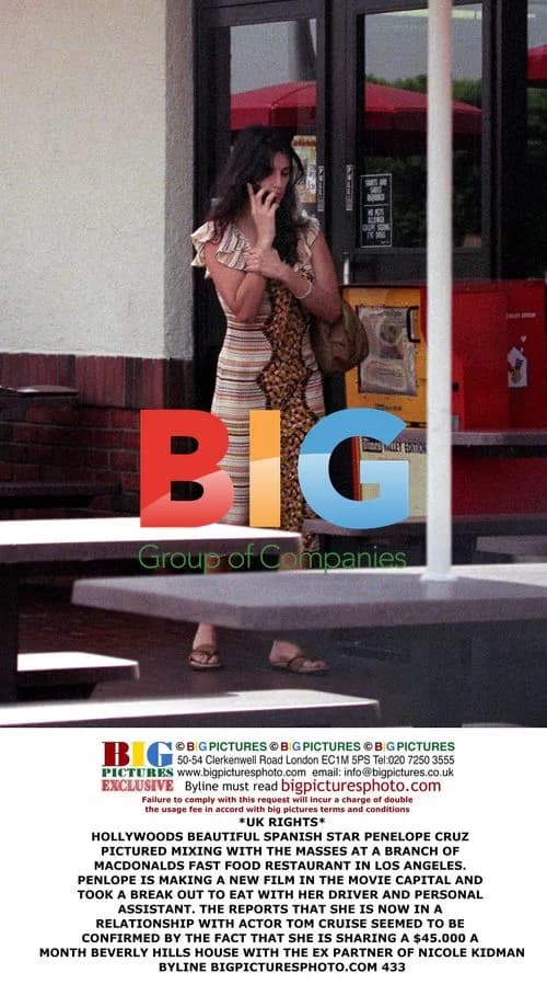 Penelope Cruz at McDonald's in LA