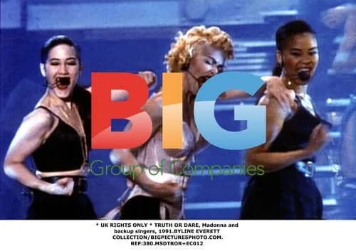 Madonna and Backup Singers in "Truth or Dare"
