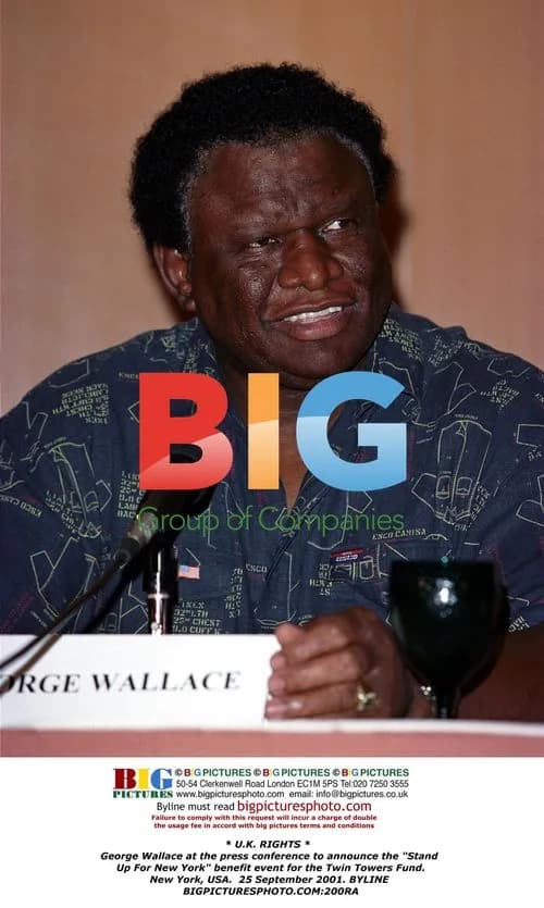 George Wallace at Twin Towers Fund benefit press conference