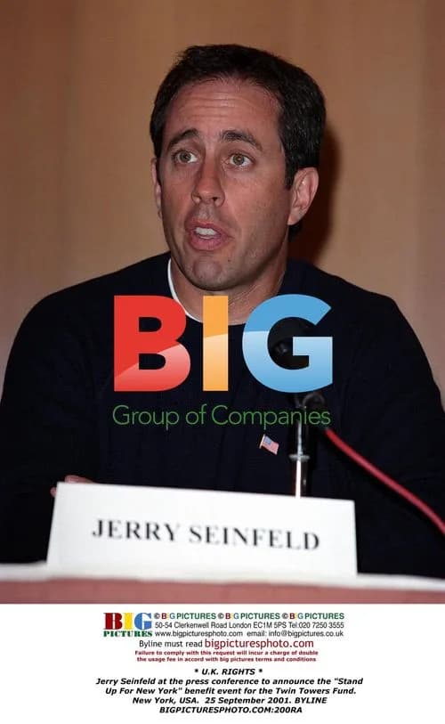 Jerry Seinfeld at Twin Towers benefit press conference