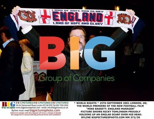 Ricky Tomlinson at "Mike Bassett: England Manager" Premiere