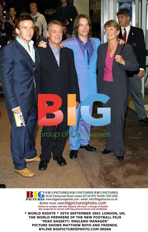 Matthew Rhys at 'Mike Bassett: England Manager' Premiere